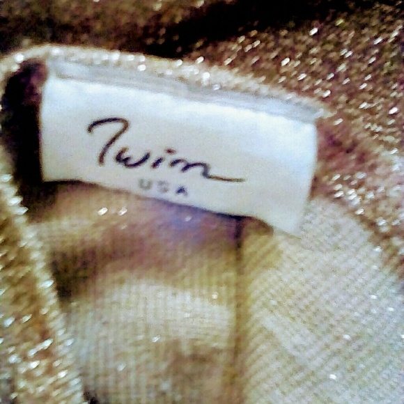 Twin summer evening shirt & skirt set in gold - Picture 2 of 8